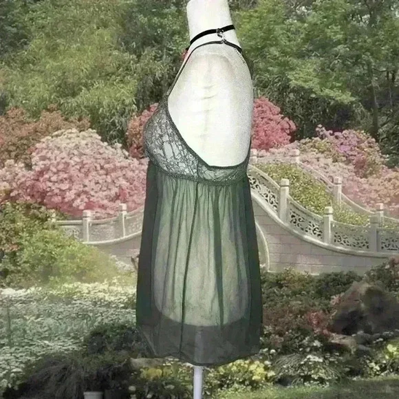 Brand New With Tags Olive Green Slip By Victoria’s Secret Size Large - Picture 5 of 10